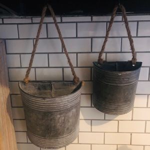 Metal Farmhouse Buckets